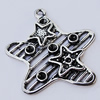 Pendants, Zinc Alloy Jewelry Findings, Star 30x32mm, Sold by Bag