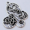 Pendants, Zinc Alloy Jewelry Findings, Butterfly 31x28mm, Sold by Bag