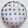 Resin Cabochons, No-Hole Jewelry findings, Round, 20mm, Sold by Bag