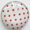 Resin Cabochons, No-Hole Jewelry findings, Round, 20mm, Sold by Bag