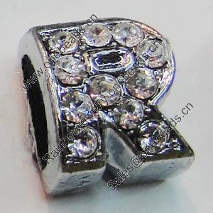 Slider, Zinc Alloy Bracelet Findinds, 8x9mm, Interior Diameter:7mm, Sold by Bag