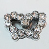 Slider, Zinc Alloy Bracelet Findinds, 11x16mm, Interior Diameter:8mm, Sold by Bag