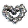 Slider, Zinc Alloy Bracelet Findinds, 11x13mm, Interior Diameter:8mm, Sold by Bag