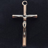 Pendant, Zinc Alloy Jewelry Findings, Cross, 20x38mm, Sold by Bag