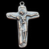 Pendant, Zinc Alloy Jewelry Findings, Cross, 27x39mm, Sold by Bag