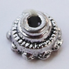 Spacer Zinc Alloy Jewelry Findings Lead-free, 7mm Hole:1mm, Sold by Bag