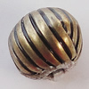 Beads, Zinc Alloy Jewelry Findings, 6mm Hole:1mm, Sold by Bag