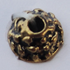 Beads, Zinc Alloy Jewelry Findings, 7mm Hole:2mm, Sold by Bag