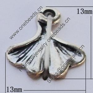 Pendants, Zinc Alloy Jewelry Findings, 13x13mm Hole:2mm, Sold by Bag