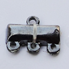 Connectors, Zinc Alloy Jewelry Findings, 15x12mm Hole:2mm, Sold by Bag