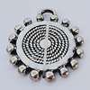 Pendants, Zinc Alloy Jewelry Findings, 21x23mm Hole:3mm, Sold by Bag