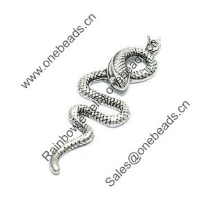 Zinc alloy Jewelry Charm, Nickel-free & Lead-free A Grade, 40mm, Sold by PC 