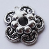 Spacer Zinc Alloy Jewelry Findings Lead-free, 9mm Hole:1.5mm, Sold by Bag