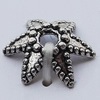 Spacer Zinc Alloy Jewelry Findings Lead-free, 10mm Hole:1.5mm, Sold by Bag