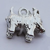 Pendants, Zinc Alloy Jewelry Findings, Animal 13x12mm Hole:2mm, Sold by Bag