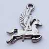 Pendants, Zinc Alloy Jewelry Findings, Horse 16x24mm Hole:2mm, Sold by Bag