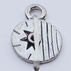 Pendants, Zinc Alloy Jewelry Findings, 9x12mm, Sold by Bag