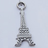 Pendants, Zinc Alloy Jewelry Findings, 12x31mm, Sold by Bag