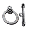 Clasps Zinc Alloy Jewelry Findings Lead-free, Loop:17x23mm Bar:26x4mm, Sold by Bag 