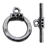 Clasps Zinc Alloy Jewelry Findings Lead-free, Loop:18x23mm Bar:27x3mm, Sold by Bag 