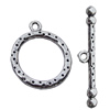 Clasps Zinc Alloy Jewelry Findings Lead-free, Loop:20x24mm Bar:36x4mm, Sold by Bag 