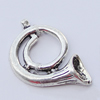 Pendants, Zinc Alloy Jewelry Findings, 20x25mm, Sold by Bag