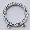 Connectors, Zinc Alloy Jewelry Findings, 24mm, Sold by Bag