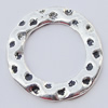 Donut, Zinc Alloy Jewelry Findings, 23x24mm, Sold by Bag