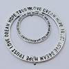 Pendants, Zinc Alloy Jewelry Findings, 34mm, Sold by Bag