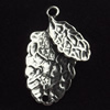 Pendant, Zinc Alloy Jewelry Findings, Leaf, 18x29mm, Sold by Bag