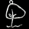 Pendant, Zinc Alloy Jewelry Findings, Tree, 18x26mm, Sold by Bag