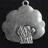 Pendant, Zinc Alloy Jewelry Findings, Tree, 23x25mm, Sold by Bag