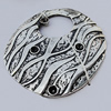 Pendants, Zinc Alloy Jewelry Findings, 48x48mm, Sold by Bag