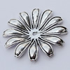 Beads, Zinc Alloy Jewelry Findings, Flower 40mm, Sold by Bag