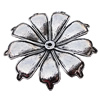 Pendants, Zinc Alloy Jewelry Findings, Flower 56mm, Sold by Bag