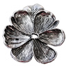 Pendants, Zinc Alloy Jewelry Findings, Flower 56x50mm, Sold by Bag