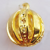 Hollow Bali Pendants Zinc Alloy Jewelry Findings, 16x19mm, Sold by Bag