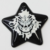 Resin Pendants, Star 49mm Hole:3.5mm, Sold by Bag