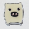 Slider, Zinc Alloy Bracelet Findinds, 10x11mm, Interior Diameter:8mm, Sold by Bag