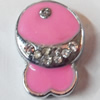 Slider, Zinc Alloy Bracelet Findinds, 11x15mm, Interior Diameter:8mm, Sold by Bag