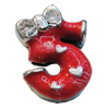 Slider, Zinc Alloy Bracelet Findinds, 11mm, Interior Diameter:8mm, Sold by Bag