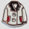 Slider, Zinc Alloy Bracelet Findinds, coat, 12x13mm, Interior Diameter:8mm, Sold by Bag
