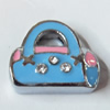 Slider, Zinc Alloy Bracelet Findinds, Bag, 15x13mm, Interior Diameter:8mm, Sold by Bag
