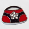 Slider, Zinc Alloy Bracelet Findinds, Bag, 14x10mm, Interior Diameter:10mm, Sold by Bag