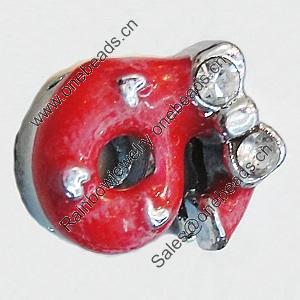 Slider, Zinc Alloy Bracelet Findinds, 11mm, Interior Diameter:8mm, Sold by Bag