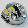 Slider, Zinc Alloy Bracelet Findinds, 12mm, Interior Diameter:8mm, Sold by Bag