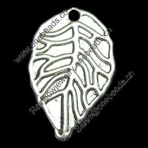 Pendant, Zinc Alloy Jewelry Findings, 11x18mm, Sold by Bag