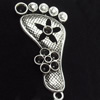 Pendant, Zinc Alloy Jewelry Findings, 20x39mm, Sold by Bag