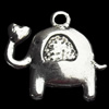 Pendant, Zinc Alloy Jewelry Findings, 16x15mm, Sold by Bag