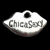 Pendant, Zinc Alloy Jewelry Findings, 14x9mm, Sold by Bag